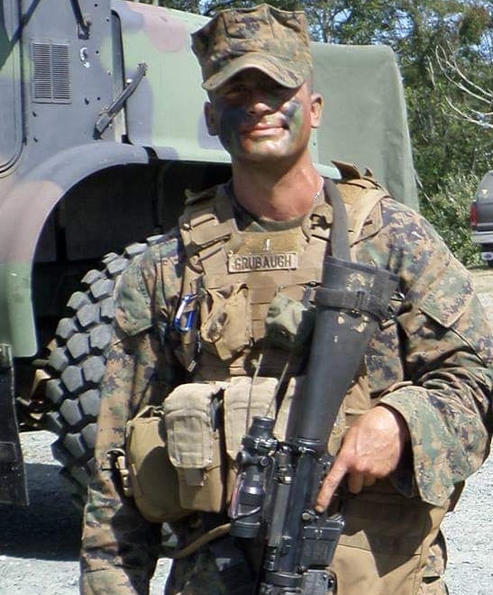 image of Zachary Grubaugh, Captain, U.S. Marine Corps, in uniform