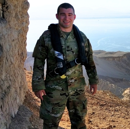 Sharif Gray image wearing military uniform